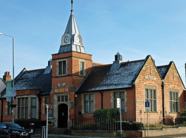 A view of Melton Carnegie Museum from Thorpe End