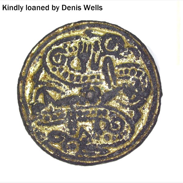 Photograph of a Viking Disc Brooch.